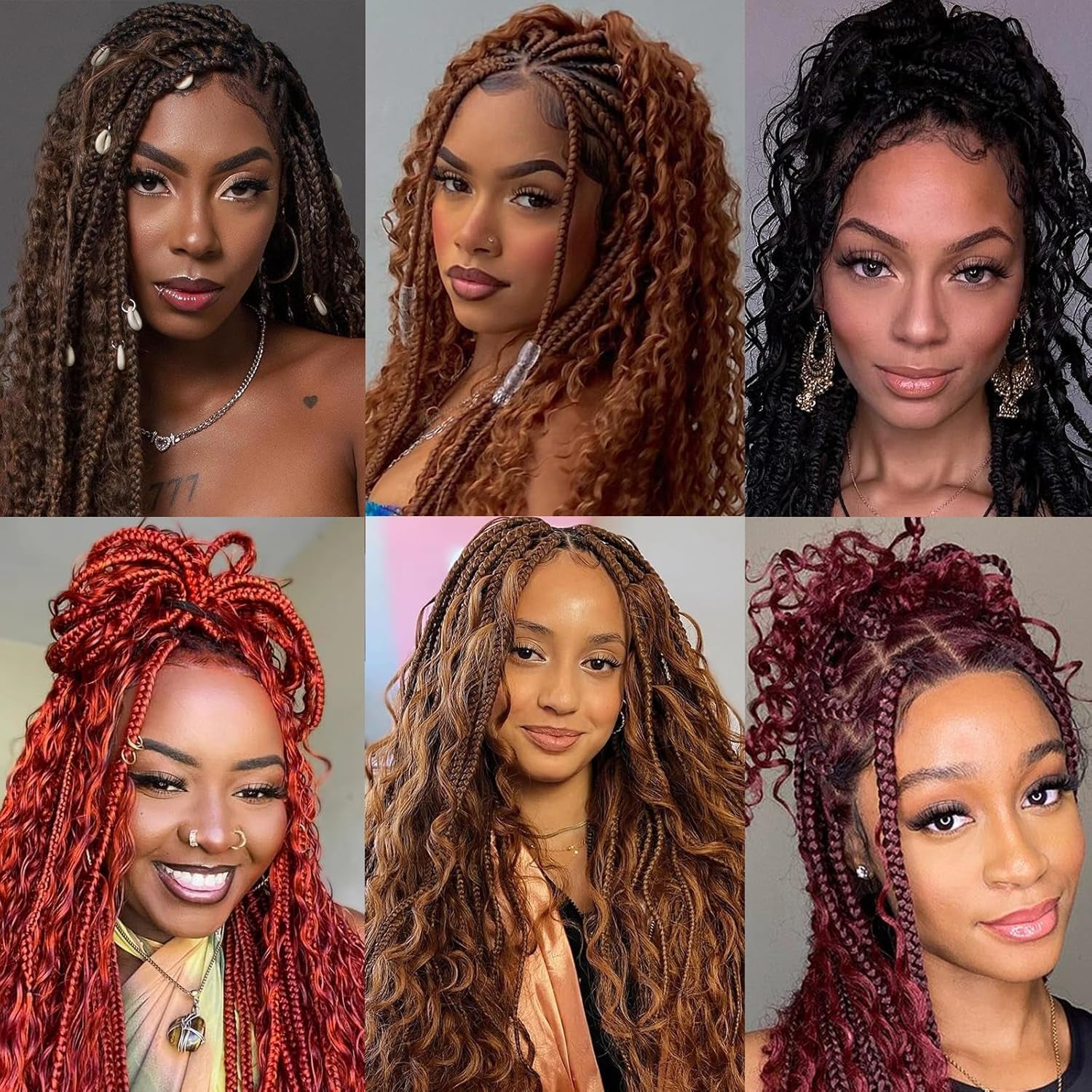 Human Braiding Hair 14Inch 100G Chocolate Brown Deep Wave Bulk No Weft Bohemian for 100% Brazilian Virgin Curly Extensions Boho Braids (#4)